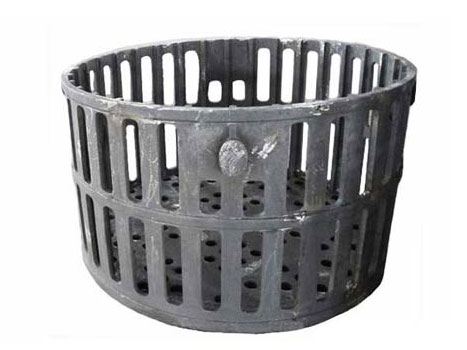 heat treatment charging basket